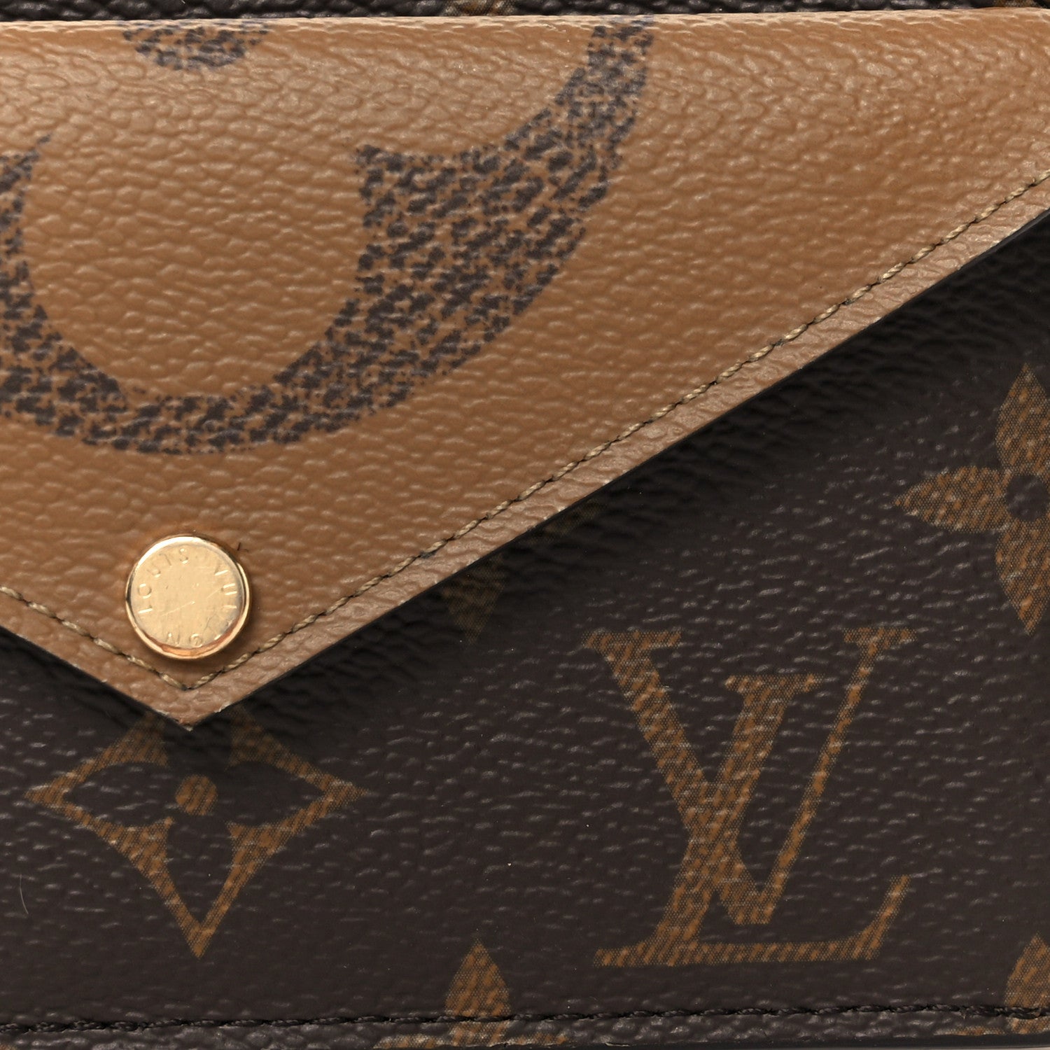 Louis Vuitton Reverse Monogram Recto Verso Card Holder Brown 9 of 9