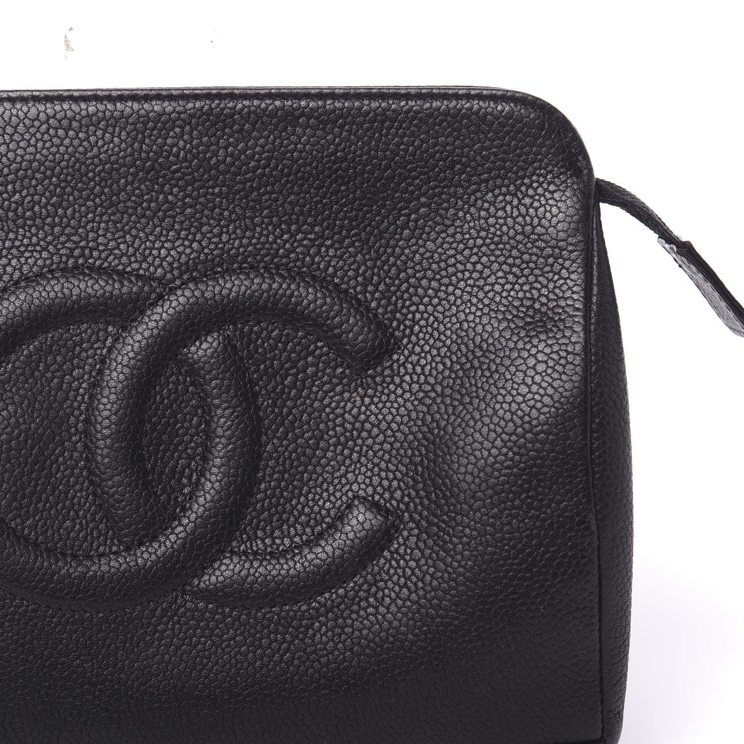 Chanel Caviar Timeless CC Cosmetic Pouch Black 8 of 10