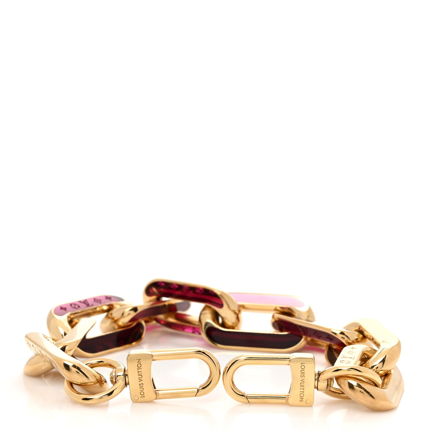 Louis Vuitton Metal Coussin MM Chain Strap Gold Fuchsia 3 of 3