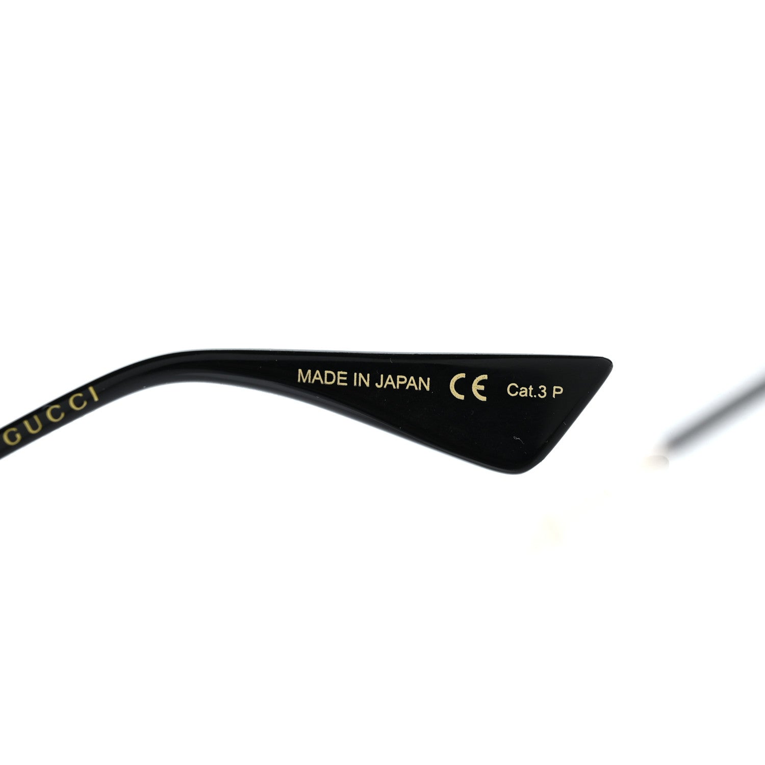 Gucci Aviator Sunglasses GG0062S Black Gold 6 of 9