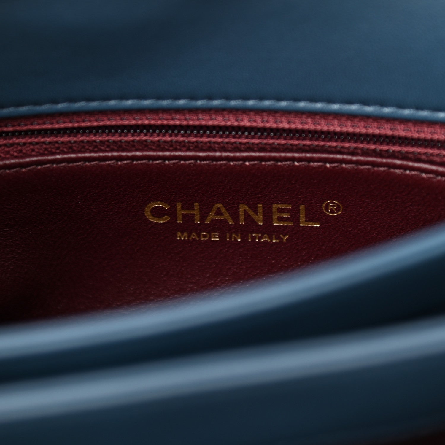 Chanel Lambskin Quilted Small Trendy CC Flap Dual Handle Bag Blue 6 of 10