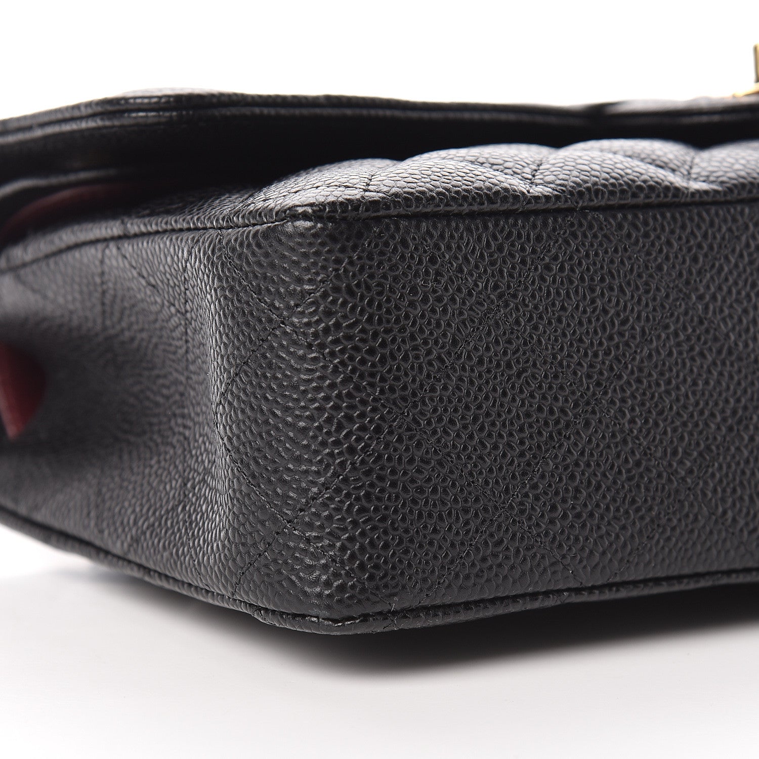 Chanel Caviar Quilted Medium Double Flap Black 9 of 11