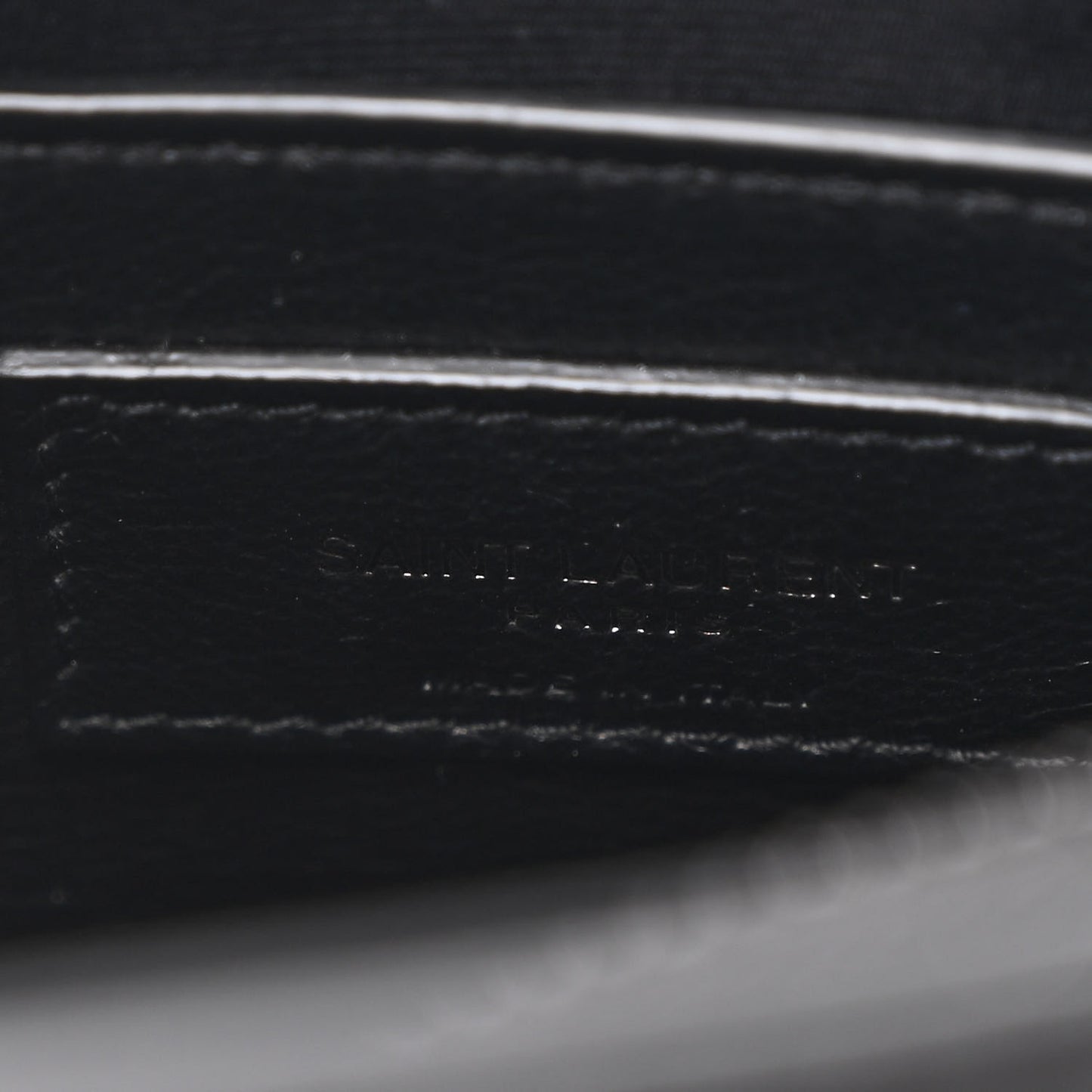 Calfskin Y Quilted Monogram Monochrome Small Loulou Chain Satchel Black