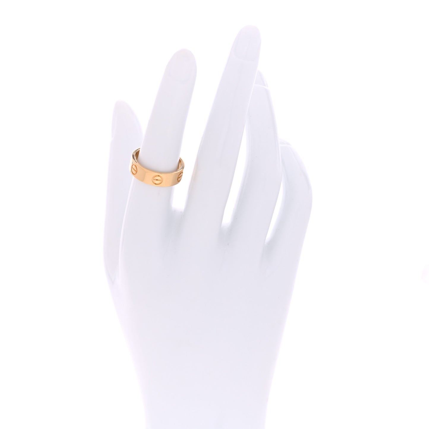 18K Yellow Gold 5.5mm LOVE Ring 53 6.5