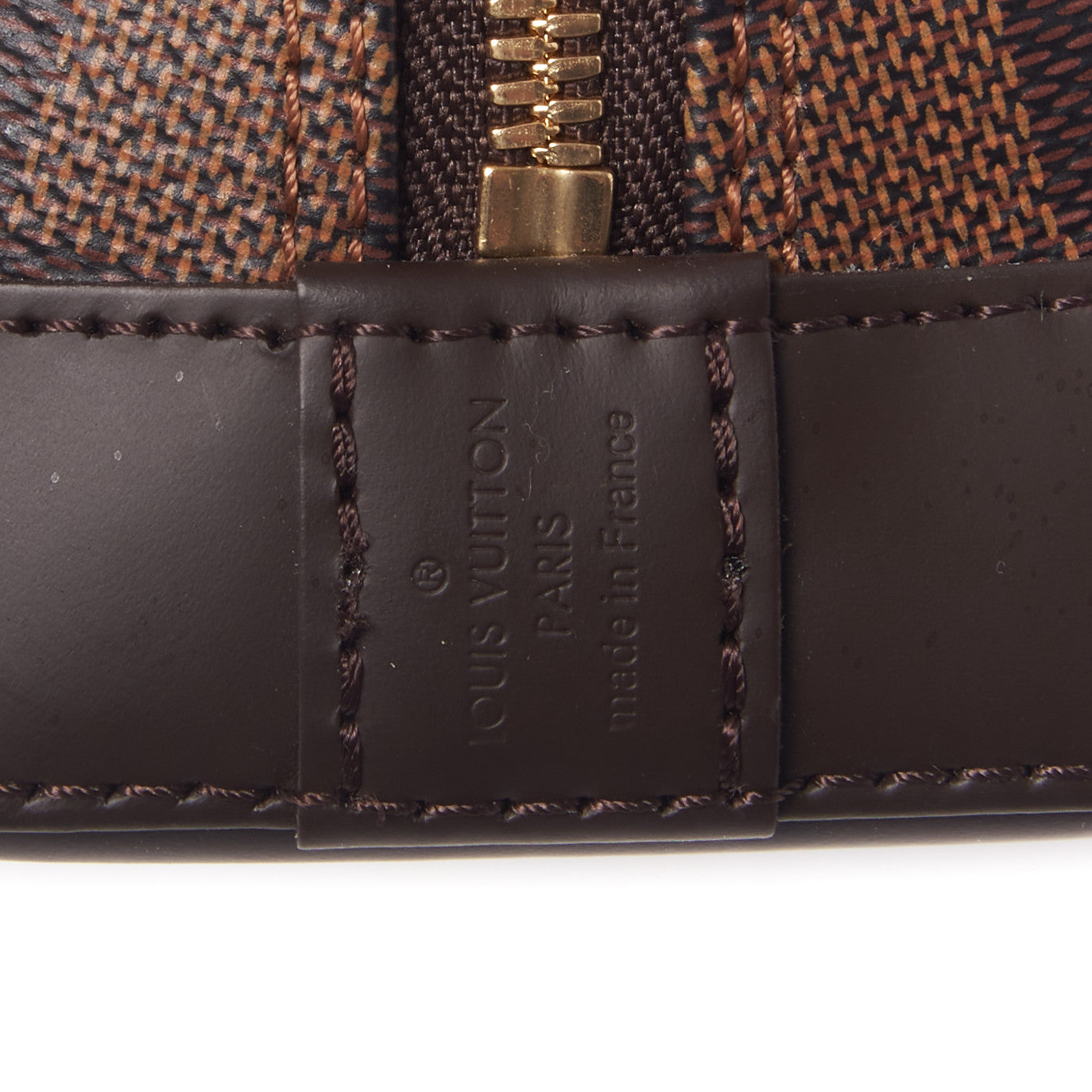 Louis Vuitton Damier Ebene Alma BB 8 of 8