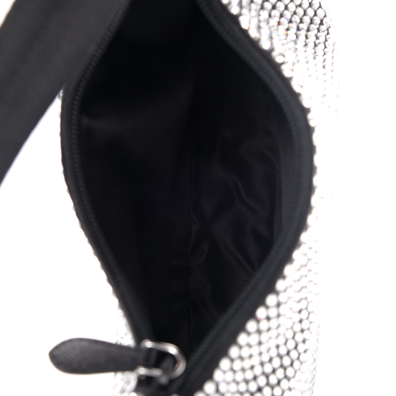 Prada Satin Crystal Mini Re-Edition 2000 Bag Cristal 4 of 4