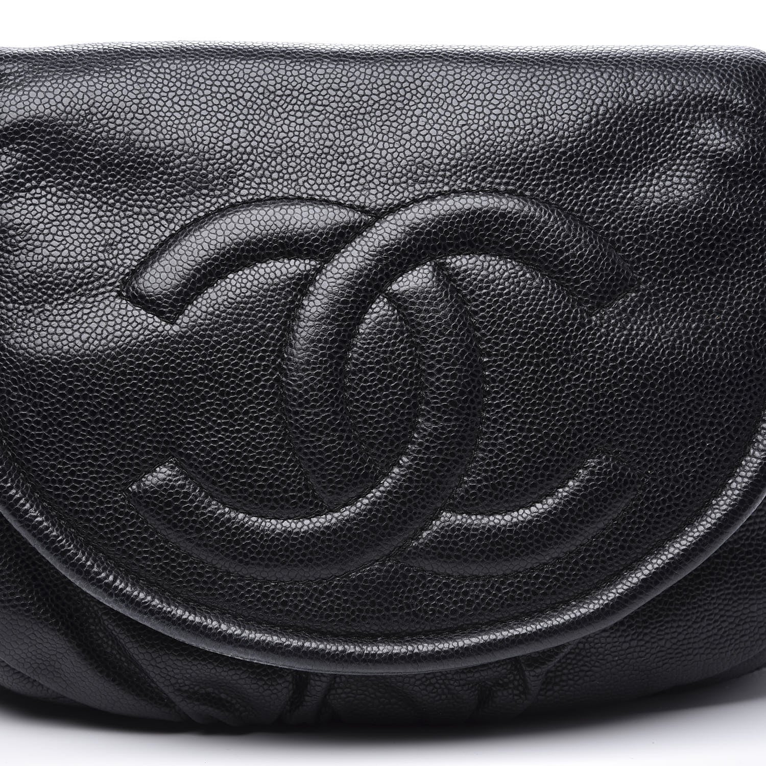 Chanel Caviar Half Moon Large Flap Black 12 of 12
