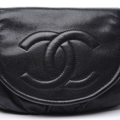 Chanel Caviar Half Moon Large Flap Black 12 of 12