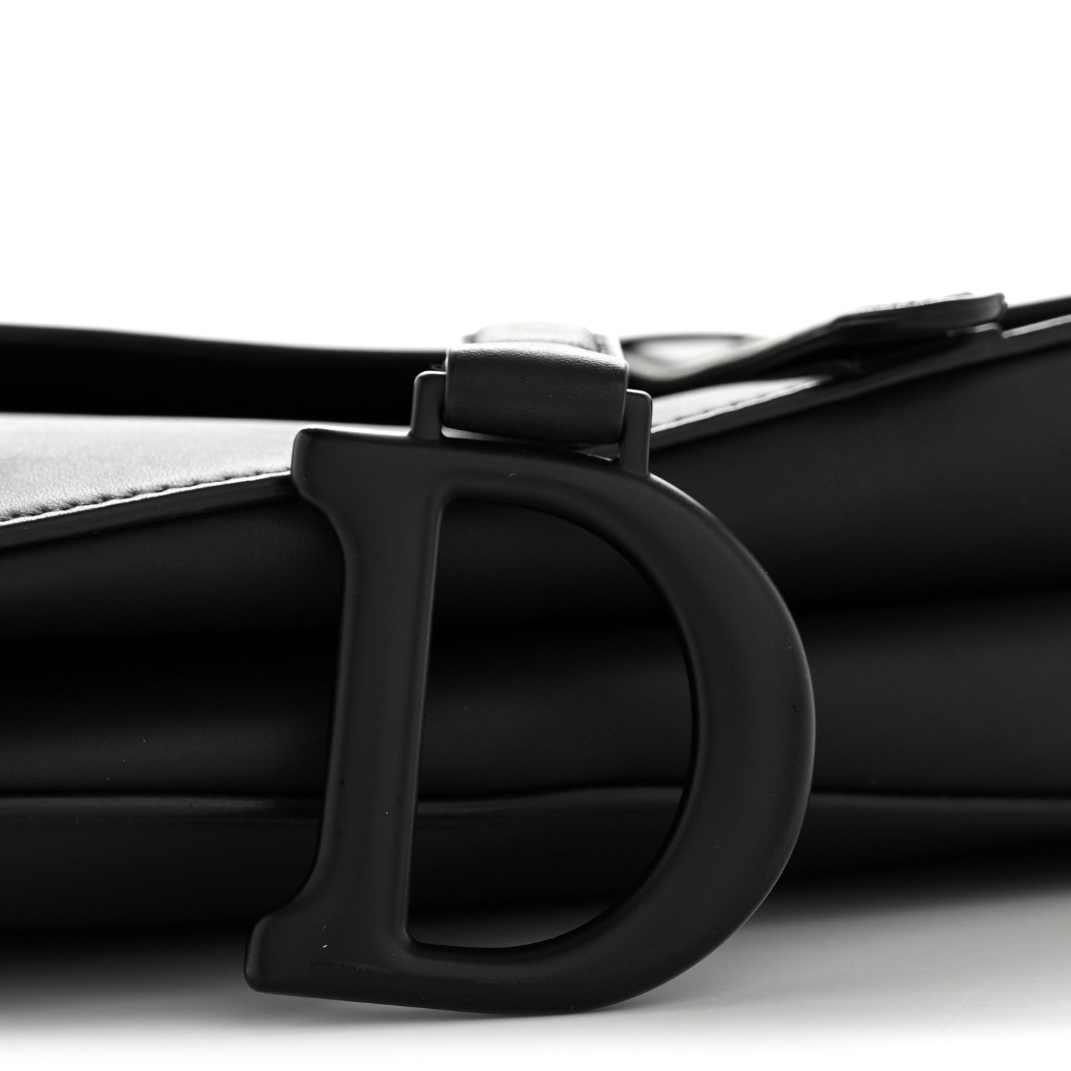 Christian Dior Ultra Matte Calfskin Saddle Bag Black 13 of 13