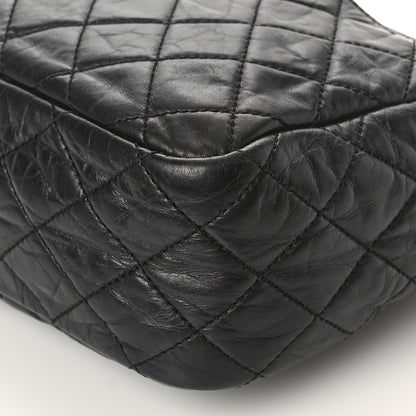 Chanel Aged Calfskin Quilted Medium Reissue Camera Case Black 9 of 11
