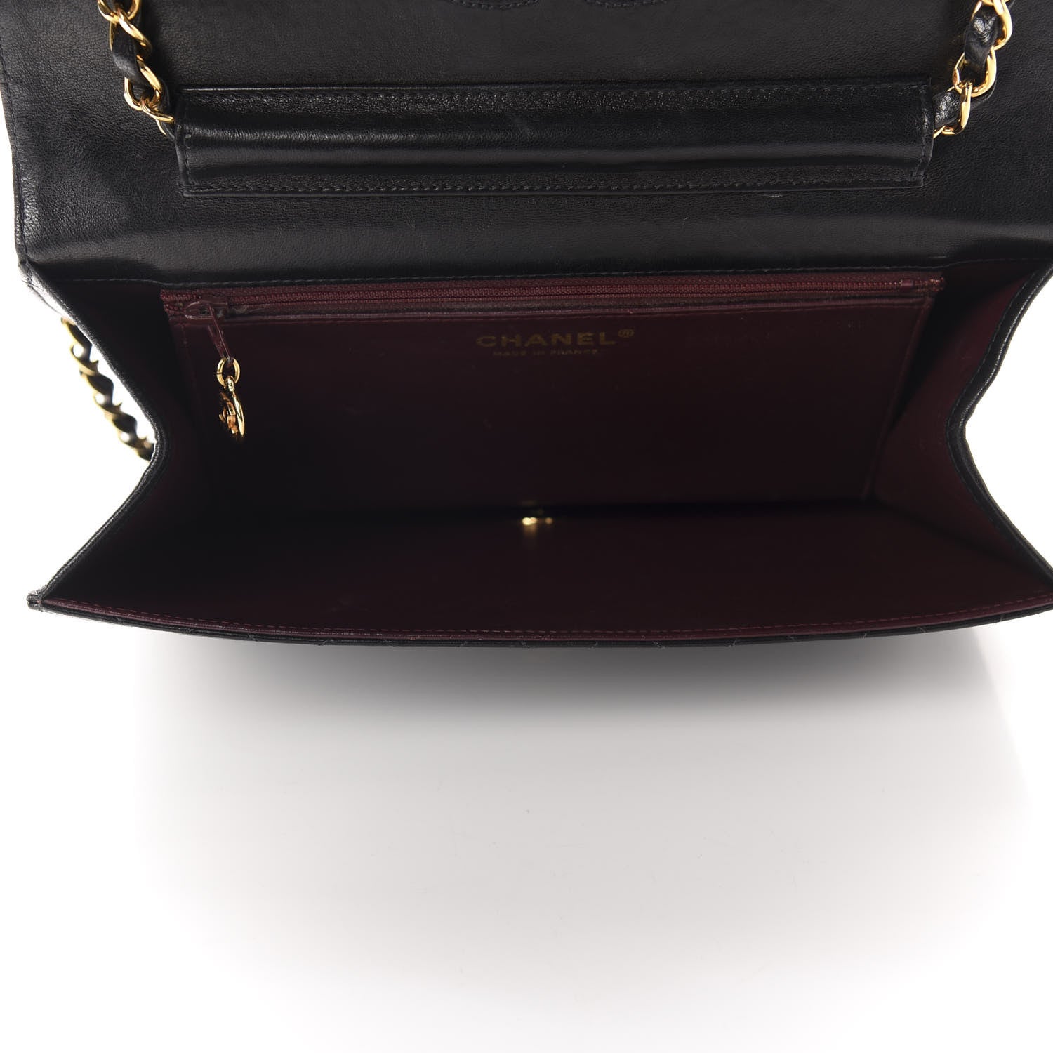 Chanel Lambskin Quilted Jumbo Single Flap Black 5 of 14