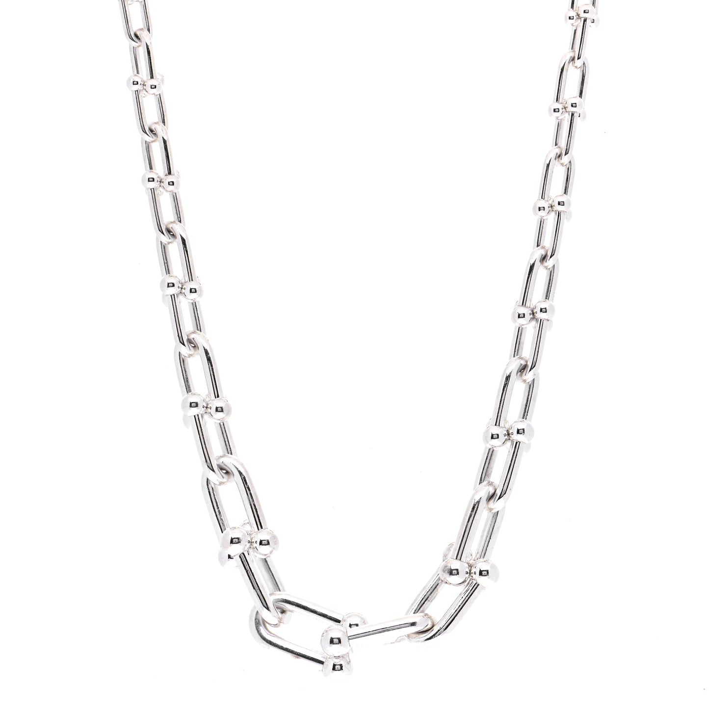 Sterling Silver HardWear Graduated Link Necklace