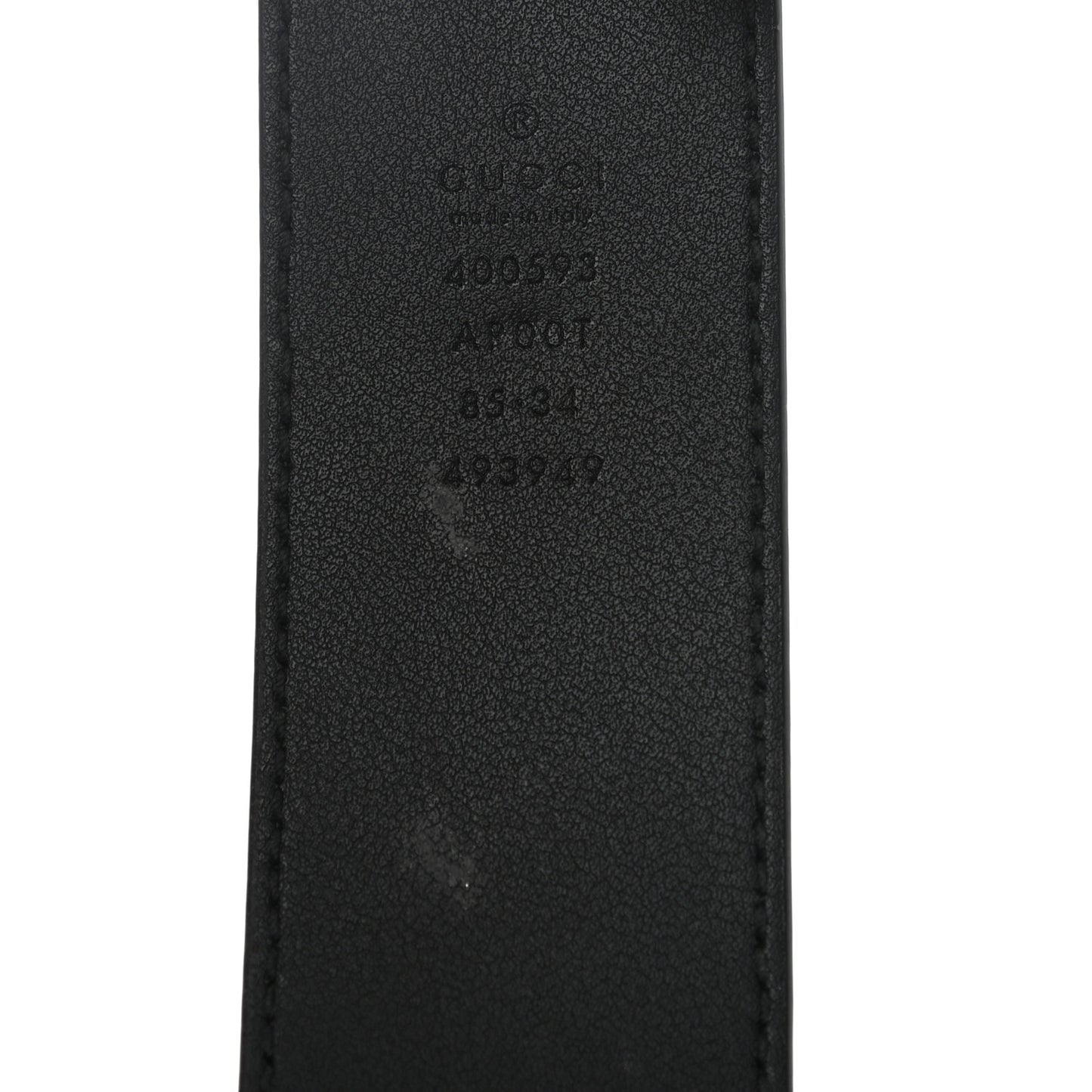 Calfskin Double G 40mm Belt 85 34 Black