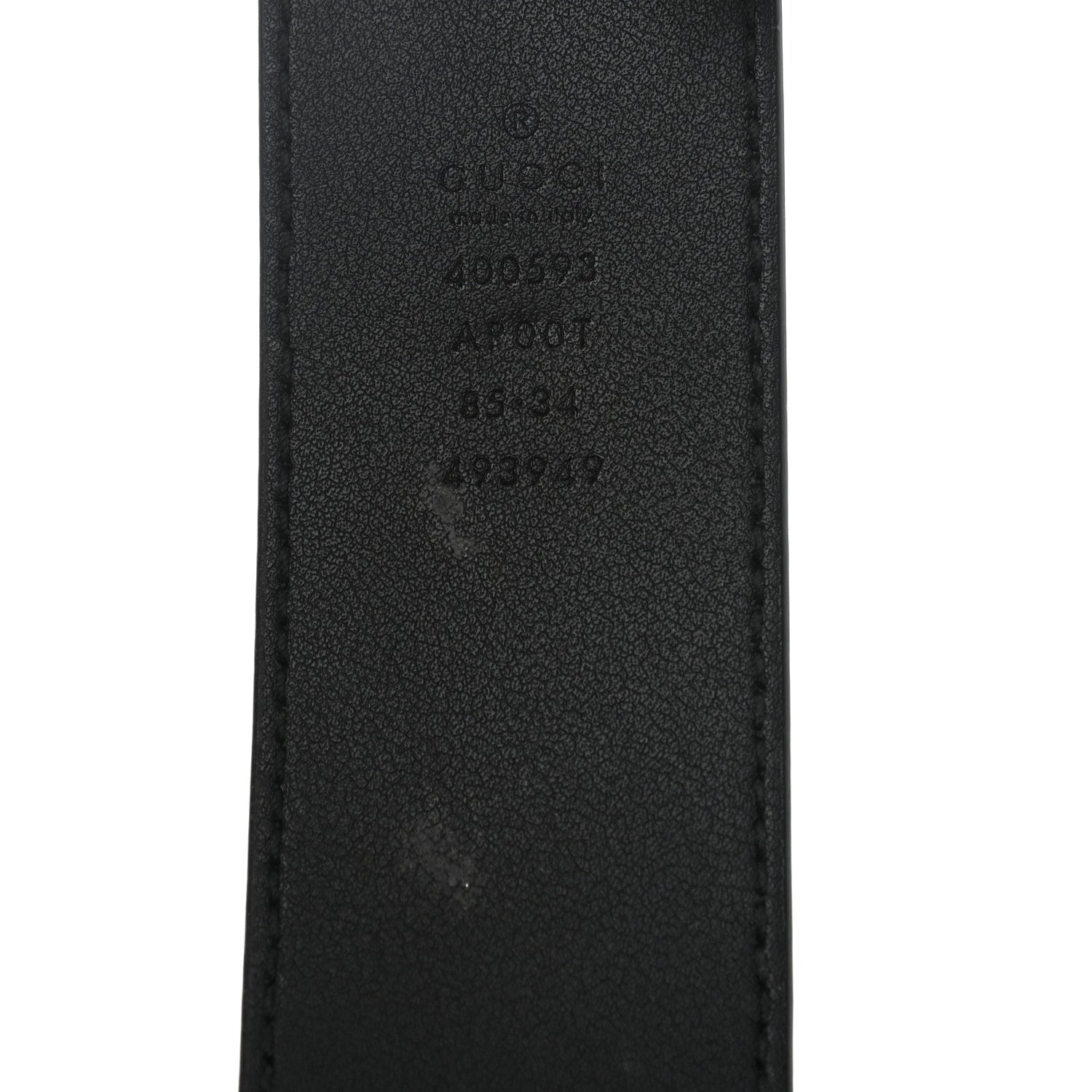 Gucci Calfskin Double G 40mm Belt 85 34 Black 7 of 12