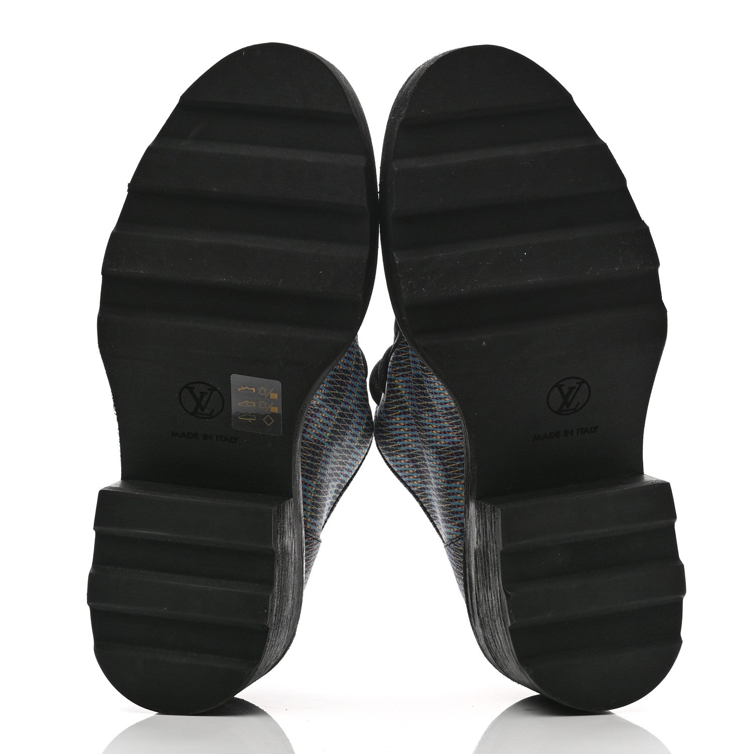 Louis Vuitton Monogram LV Pop Derby Platform Shoes 40 Blue 6 of 10
