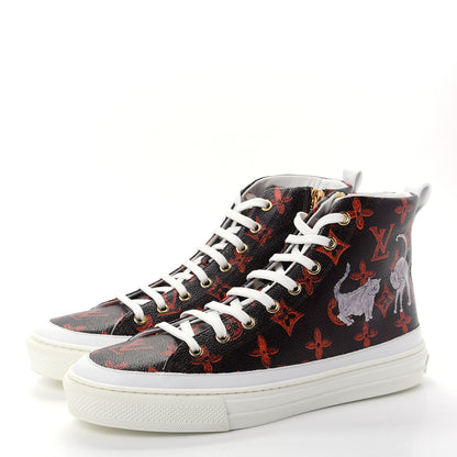 Louis Vuitton Catogram Stellar Sneaker Boots 39 Marron 3 of 9