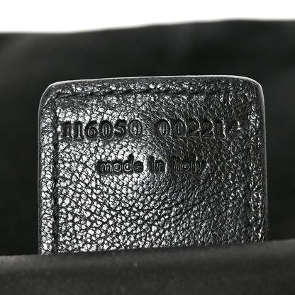 Saint Laurent Suede Buffalo Horn Mombasa Hobo Black 7 of 10