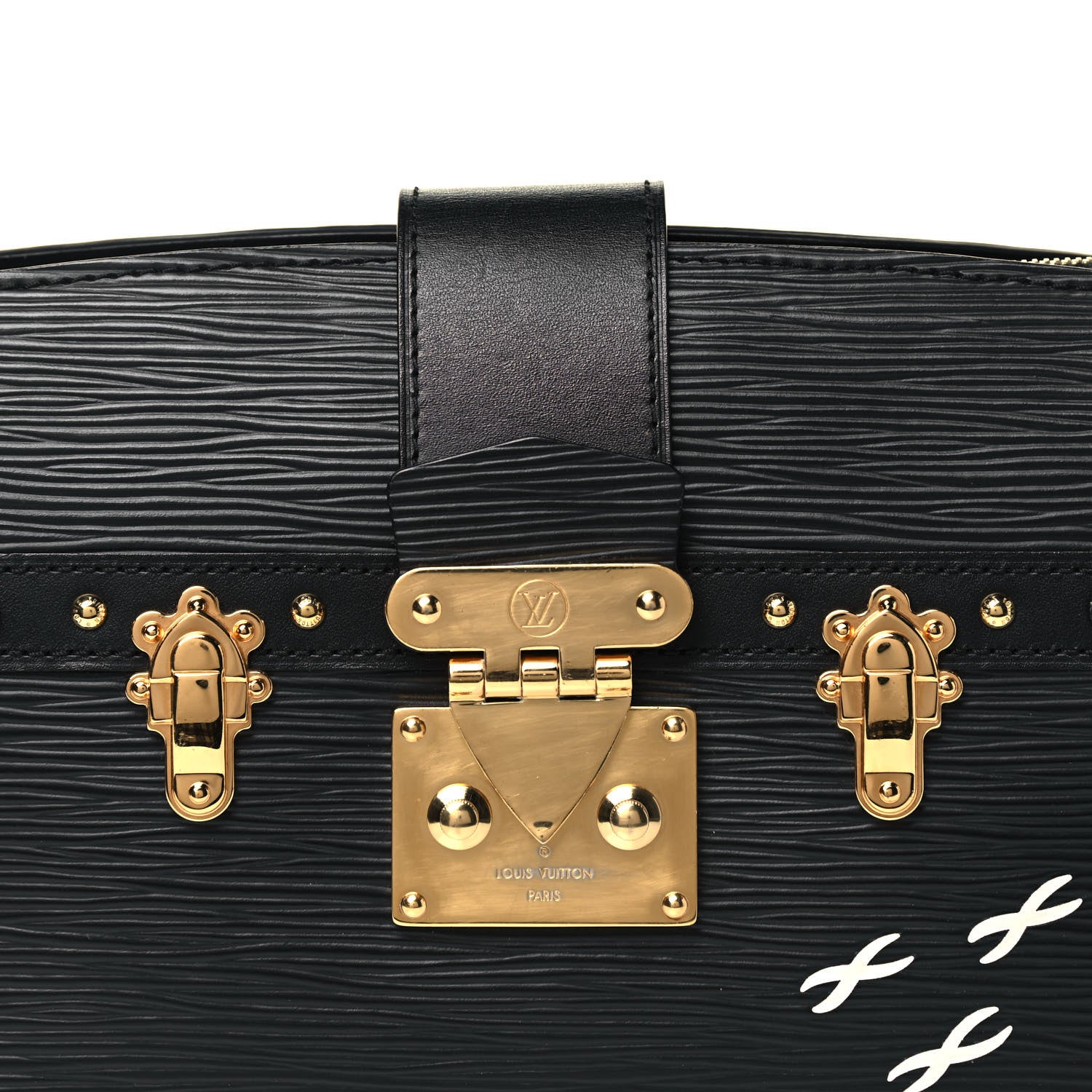 Louis Vuitton Epi Trunk Clutch Black 7 of 9