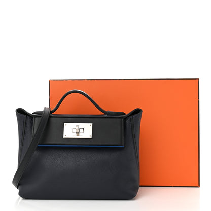 Hermes Evercolor Swift Verso 24/24 21 Bleu Nuit Black Caban Bleu France 11 of 11