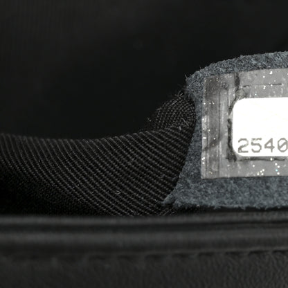 Chanel Calfskin Chevron Quilted Medium Boy Flap Black 7 of 11