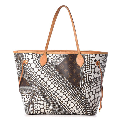 Louis Vuitton Monogram Kusama Waves Neverfull MM White 1 of 11