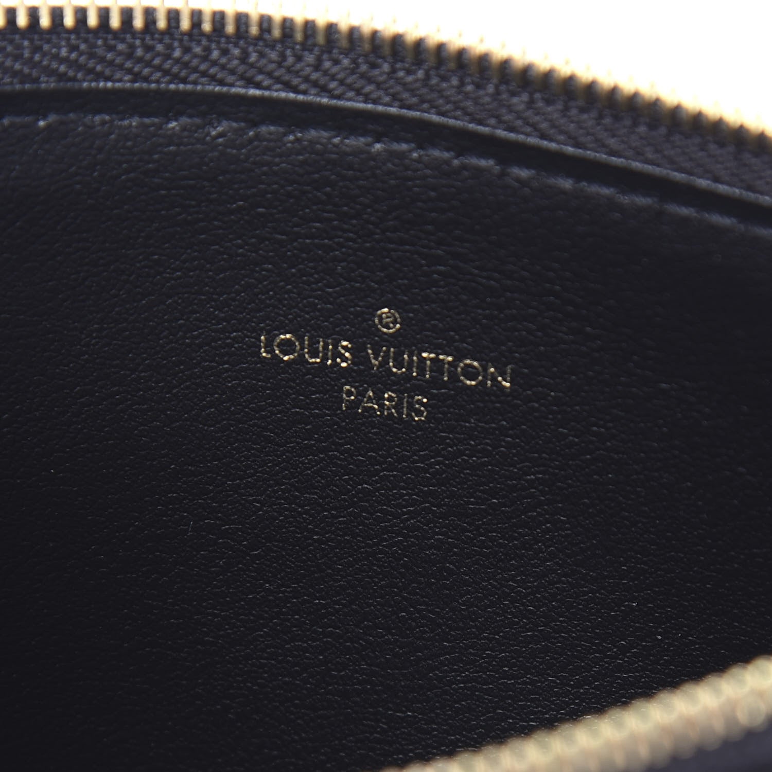 Louis Vuitton Empreinte Monogram Giant Crafty Pochette Felicie Zippered Insert Black 8 of 9