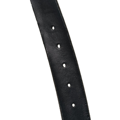 Gucci Faded Calfskin Snake Double G 40mm Belt 110 44 Black 5 of 13