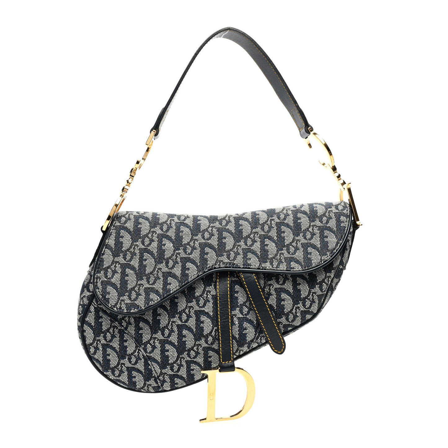 Monogram Saddle Bag Blue