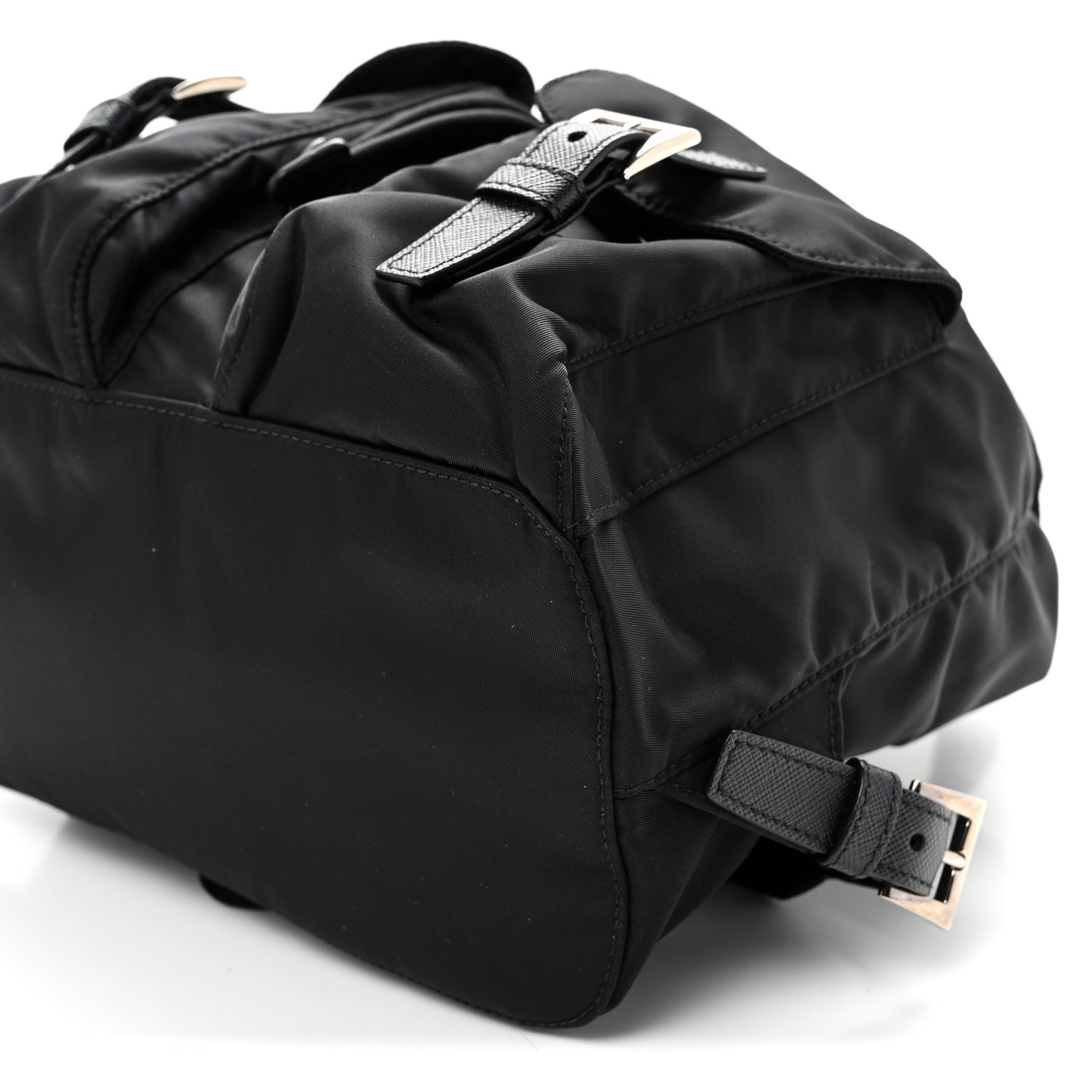 Re-Nylon Saffiano Small Backpack Black