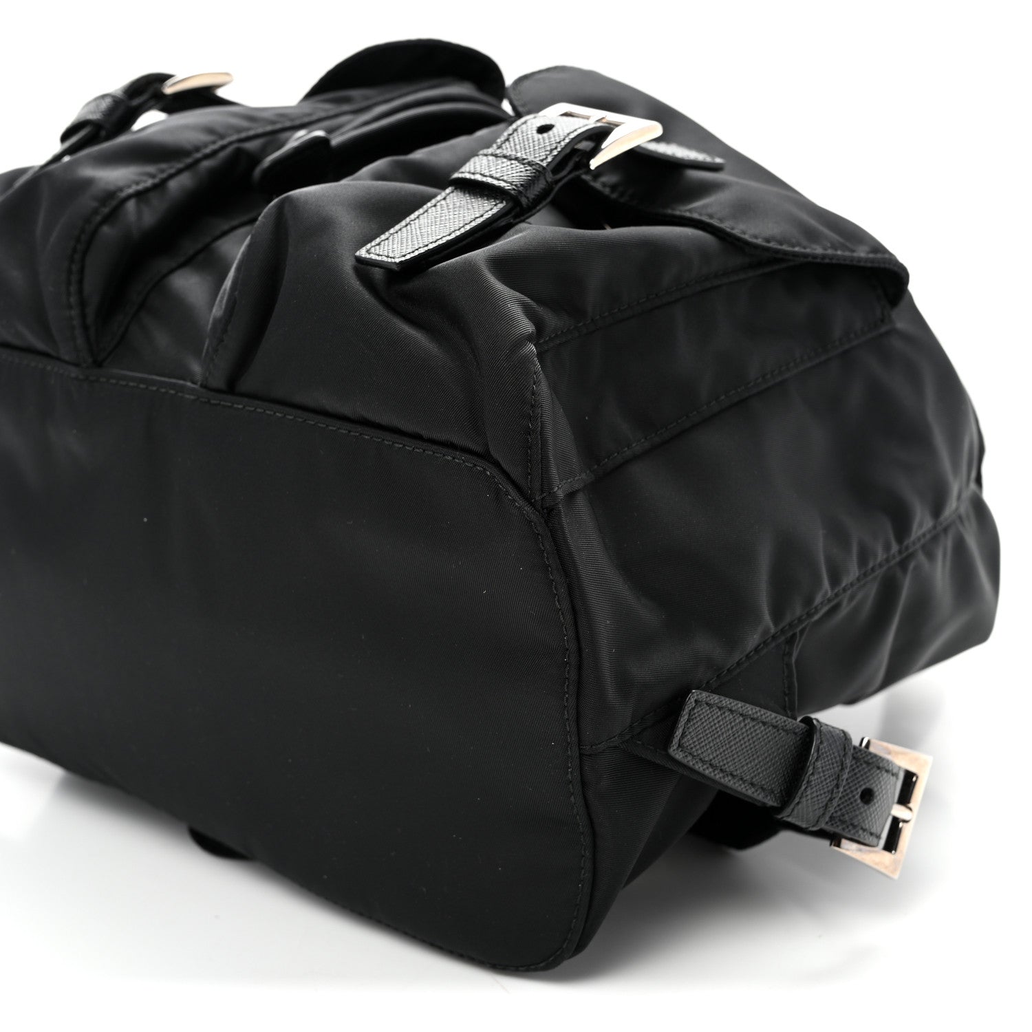Prada Re-Nylon Saffiano Small Backpack Black 9 of 9