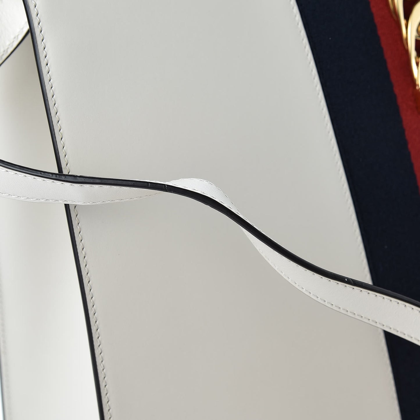 Calfskin Maxi Sylvie Top Handle Bag White