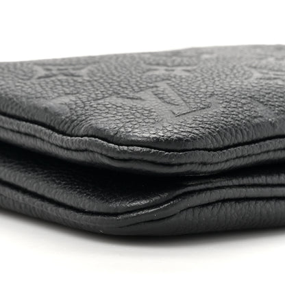 Louis Vuitton Empreinte Double Zip Pochette Black 11 of 11