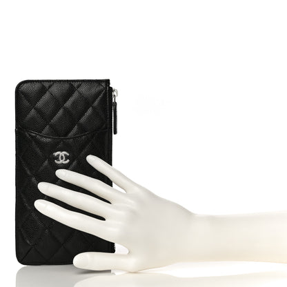 Chanel Caviar Quilted Classic iPhone Pouch Black 2 of 11