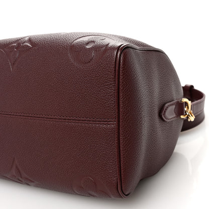 Louis Vuitton Empreinte Monogram Giant Speedy Bandouliere 25 Wine 9 of 9