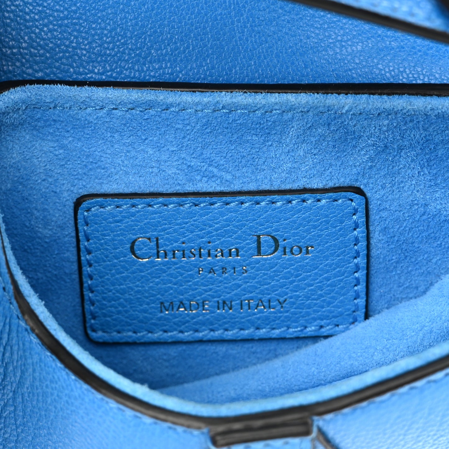 Micro Saddle Bag With Strap Blue