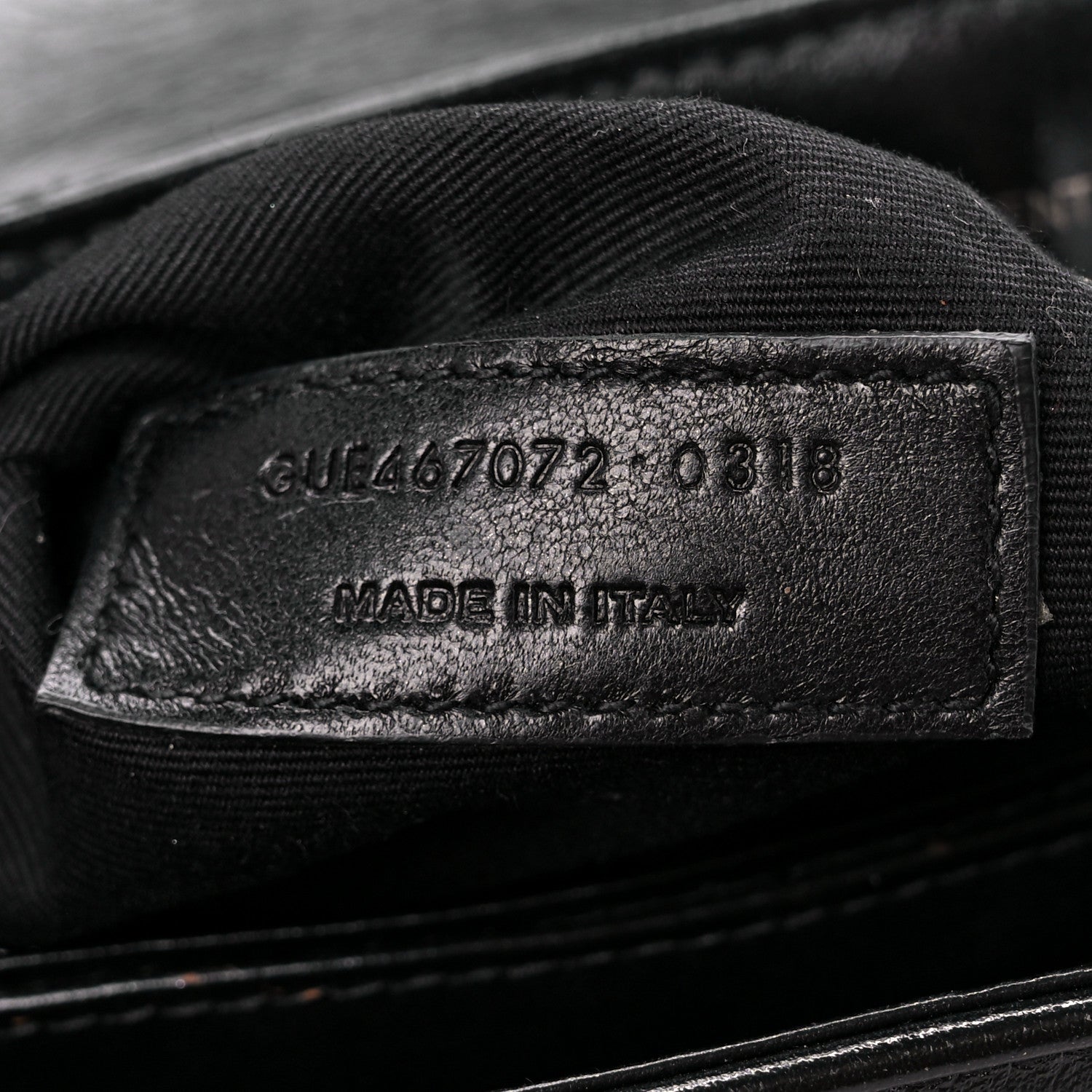 Saint Laurent Calfskin Y Quilted Monogram Monochrome Toy Loulou Crossbody Bag Black 8 of 11
