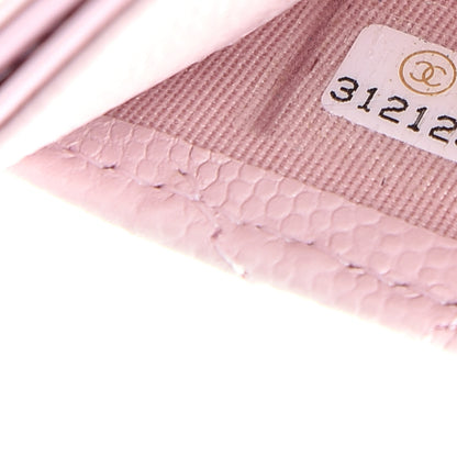 Chanel Caviar Quilted Card Holder Light Pink 8 of 9