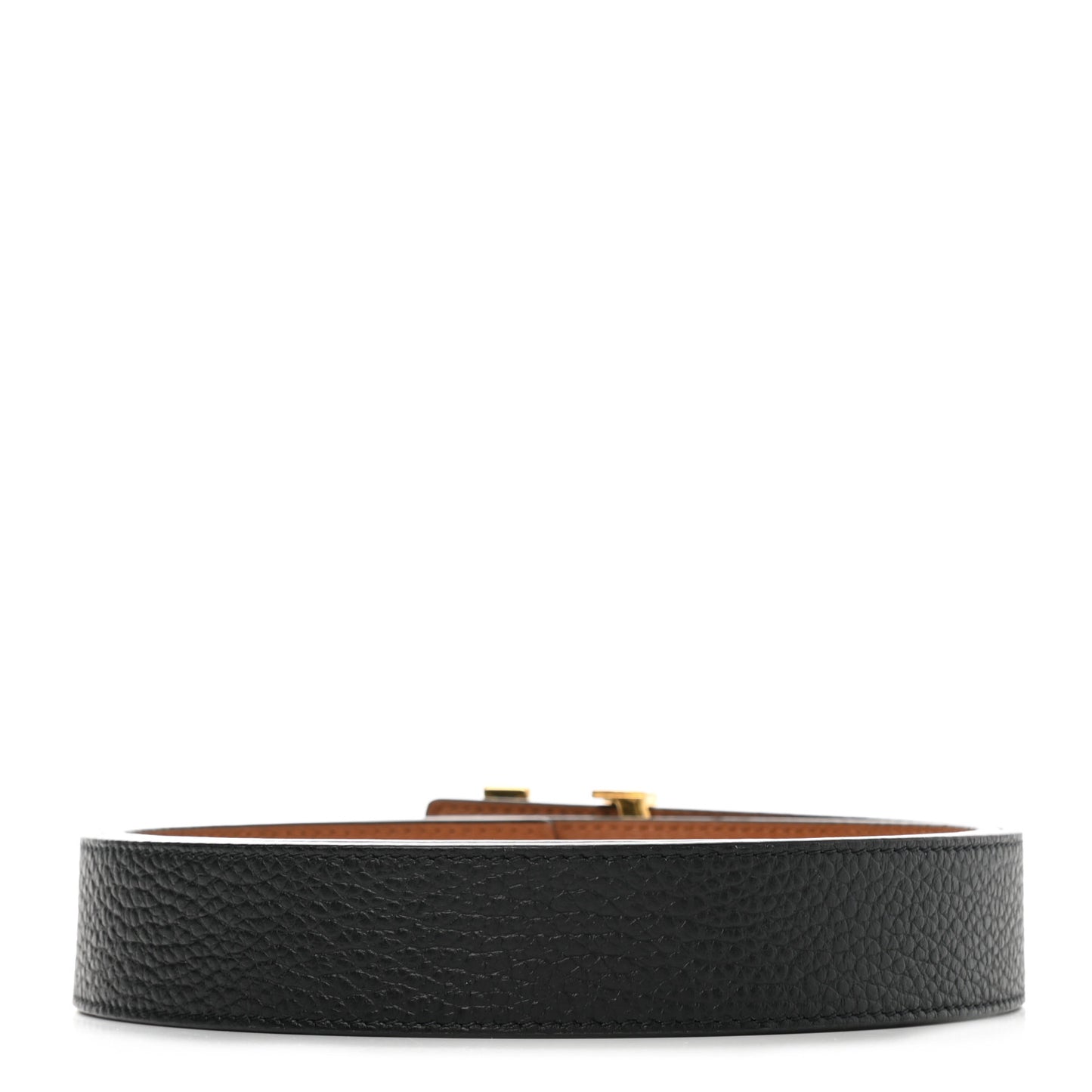 Taurillon Calfskin 30mm LV Initiales Reversible Belt 80 32 Black