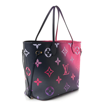 Louis Vuitton Monogram Giant Spring In The City Neverfull MM Midnight Fuchsia 4 of 12