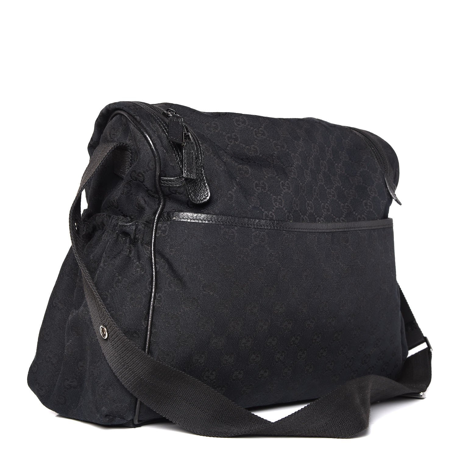 Gucci Monogram Large Diaper Bag Black 3 of 11