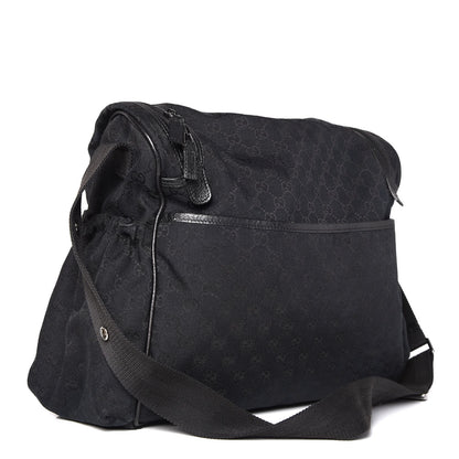Gucci Monogram Large Diaper Bag Black 3 of 11