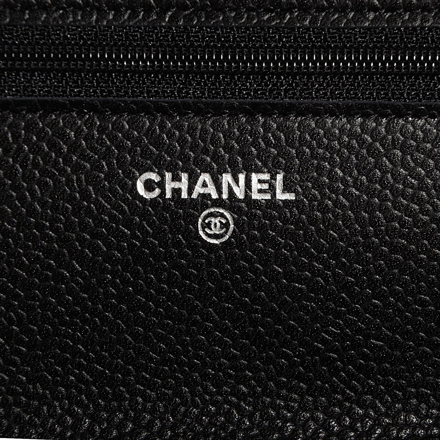 Chanel Caviar Quilted Wallet On Chain WOC Black 5 of 8