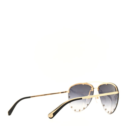 Louis Vuitton The Party Aviator Sunglasses Z0995E Black 4 of 7
