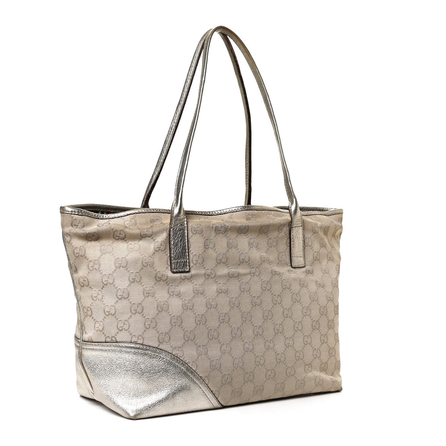 Monogram Medium New Britt Tote Gold