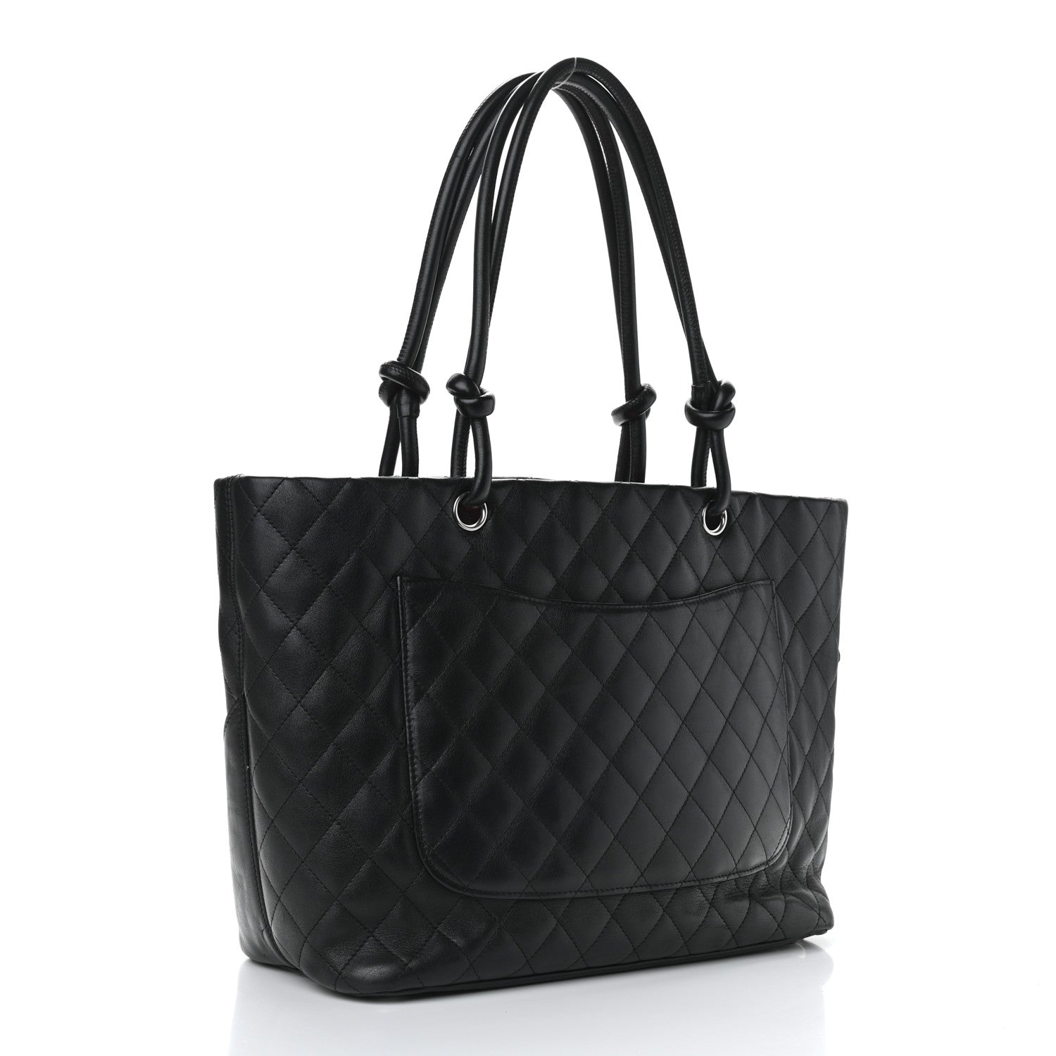 Chanel Calfskin Quilted Large Cambon Tote Black 3 of 13