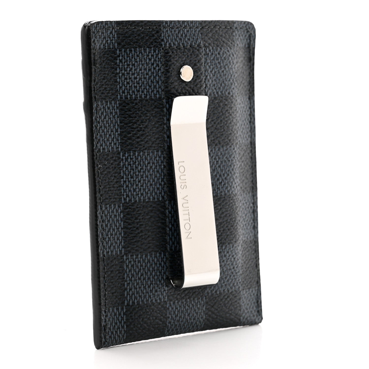 Louis Vuitton Damier Graphite Pince Card Holder Bill Clip 3 of 6