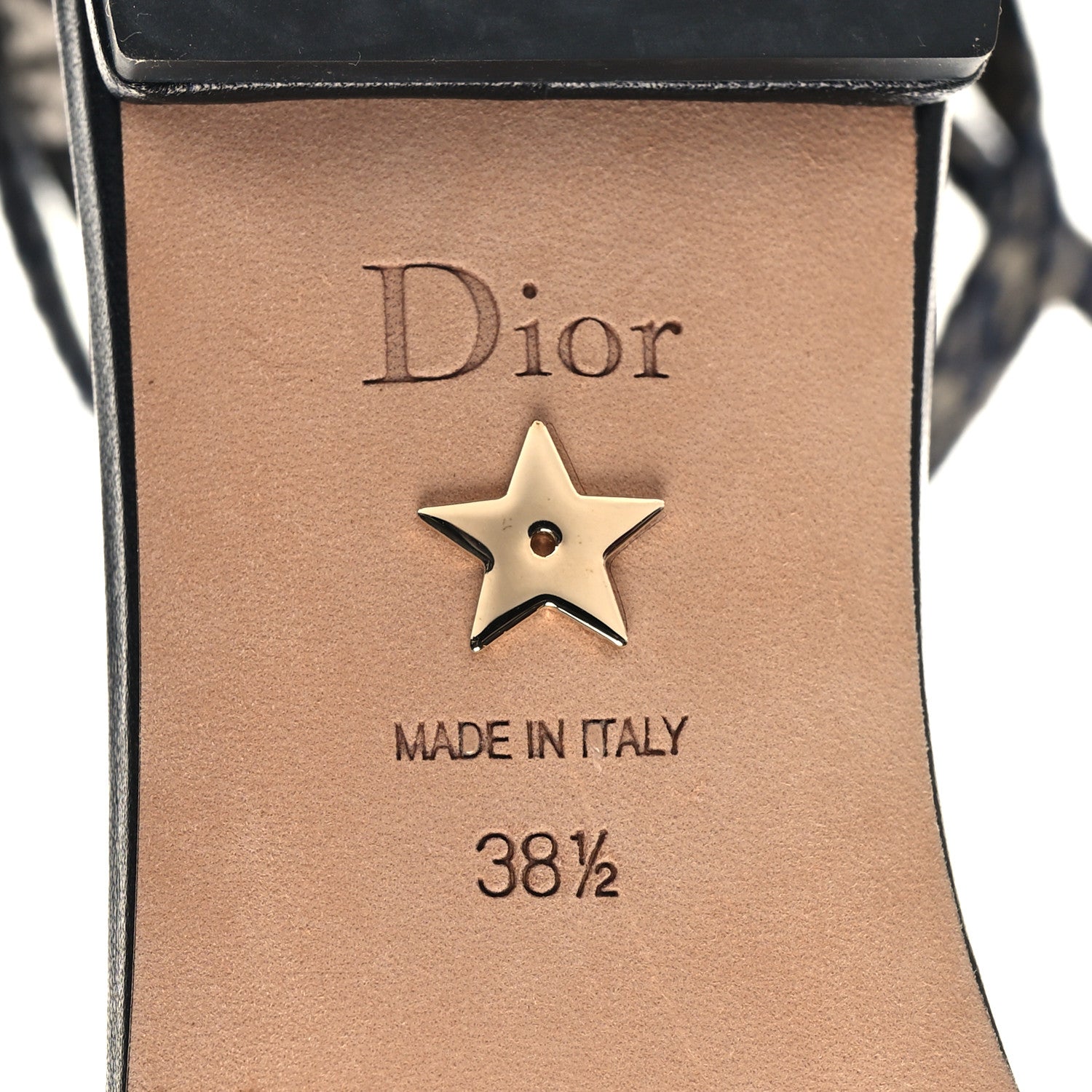 Christian Dior Technical Canvas Ribbon J'Adior Wrap Ballet Flats 38.5 Black 7 of 8