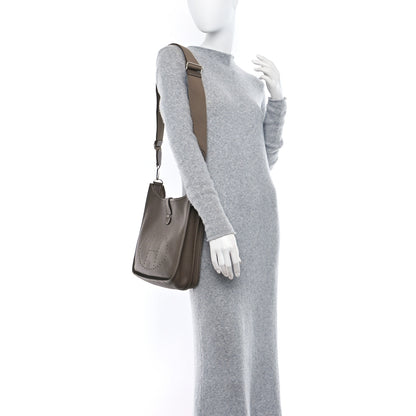 Hermes Taurillon Clemence Evelyne III PM Etoupe 2 of 11