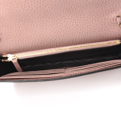 Gucci Dollar Calfskin Medium Betty Chain Wallet Soft Pink 4 of 12