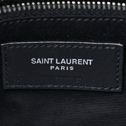 Saint Laurent Lambskin Quilted Toy Loulou Puffer Monogram Chain Satchel Storm 6 of 13